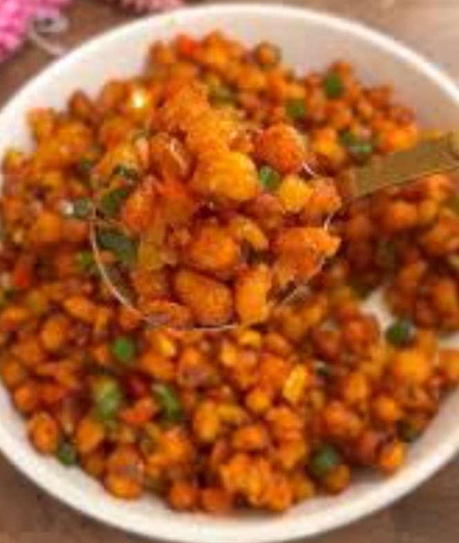 Crispy corn chilli paper